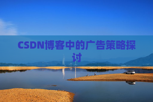 CSDN博客中的广告策略探讨